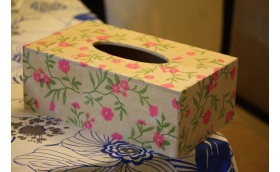 little flower tissue box