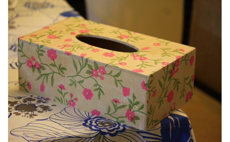 little flower tissue box