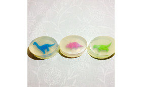 Soaps with dinos from Orange Bean 