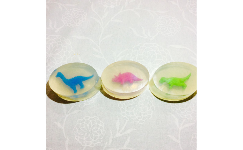 Soaps with dinos...