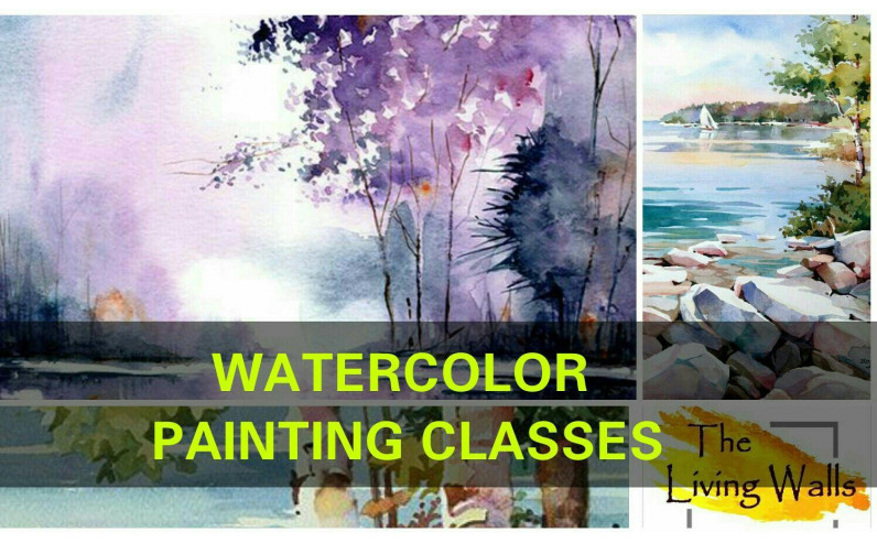 PROFESSIONAL WATER COLOUR PAINTING CLASSES by The Living Walls