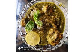 Mint and palak chicken